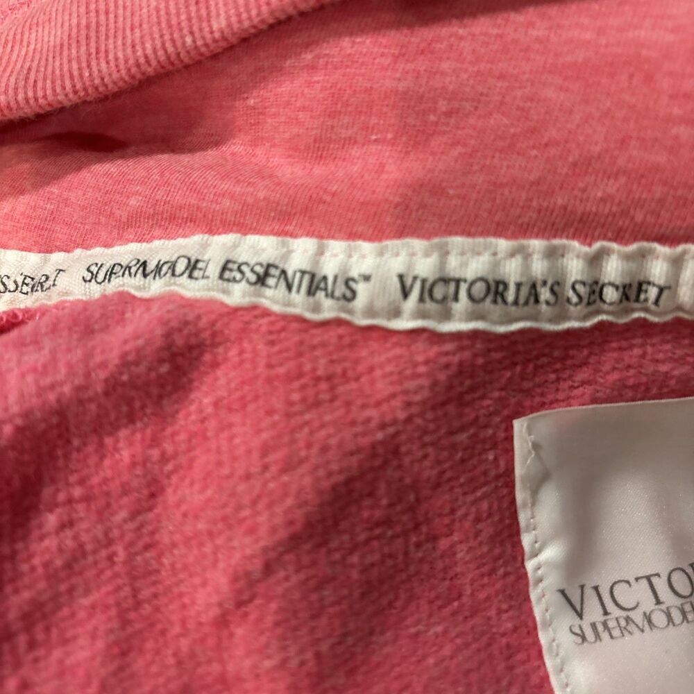 Victoria’s Secret Supermodel Essentials Angel Wing Rhinestones Pink Hoodie Small - Picture 12 of 16